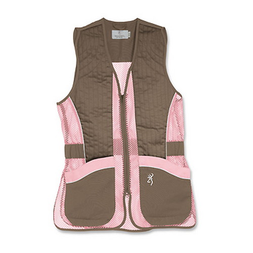 Lady Mesh Vest, Brown/Pink